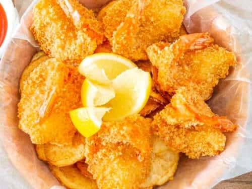fried butterfly shrimp
