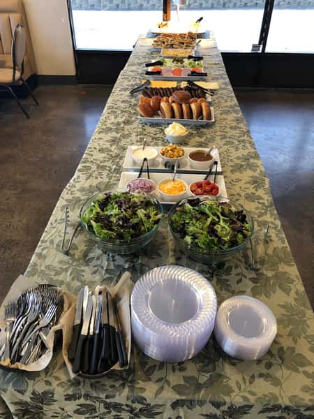 This is our beautiful burger bar, known for handcrafted burgers, fresh ingredients, and a welcoming atmosphere perfect for any occasion.