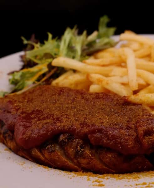 Currywurst Sausage Plate