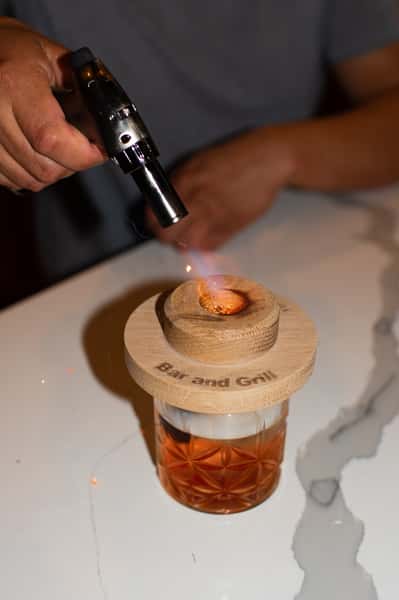 Drink being fired