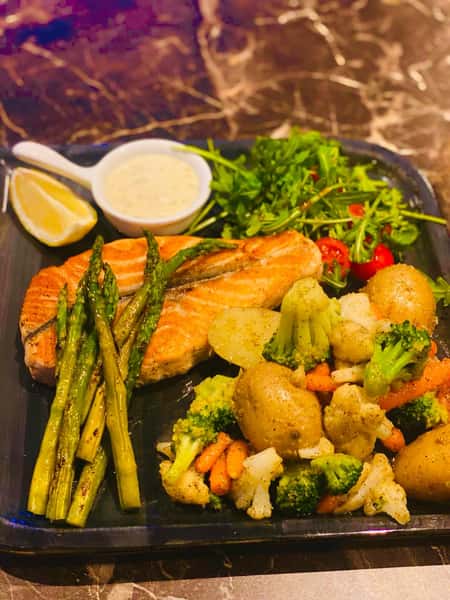 Meat and veggies
