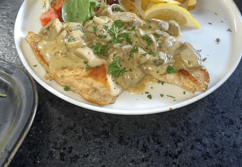 Pollo alla crema