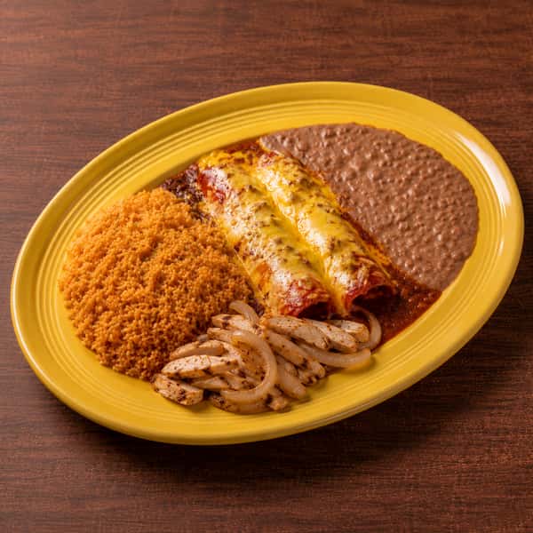 Option #3 – Cheese Enchiladas and Chicken Fajitas