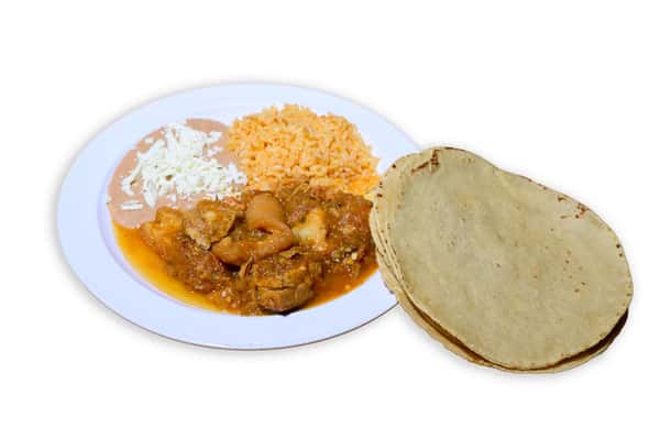 Platillo Chicharron En Salsa