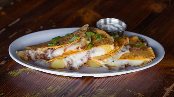 Loaded Potato Quesadilla