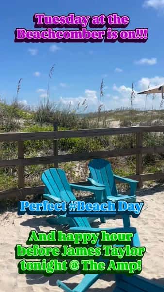 You DESERVE the #beach!!! We love how strong our #locals have been showing up! Jenn behind the bar making the BEST #cocktails this side of the Mississippi!let’s kick up the #beachvibes before #happyhour at 3PM and then @jamestaylor_com at the @theampsa tonight!
SEA you soon!
