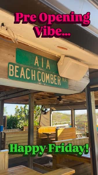 The #weekend starts on the #beach . So does #happyhour and #lunch - Come on by @beachcomberstaugustine -there might even be a little #zachbryan playing!