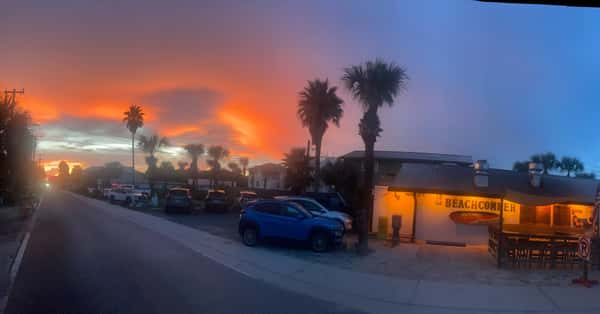 Thank you #staugustinebeach for that sunset and to everyone here in #staugustinefl that made this weekend so amazing! Happy #birthday Amber, Johnnie, Teagan, and Dona!!!