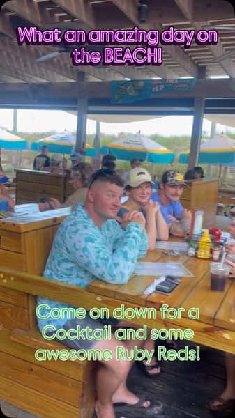 The #weekend is on full swing to celebrate #laborday by not laboring- but by coming to the #beach! Robbie and Ash behind the bar making amazing #cocktails. #staugustinebeach