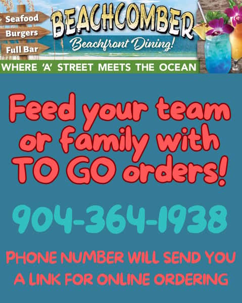#dinner from @beachcomberstaugustine sounds pretty good right. We have you covered with TAKE OUT- order online and we can get Ben run it out to your car! #staugustinebeach #staugustinefoodies #staugustine #stauglocals