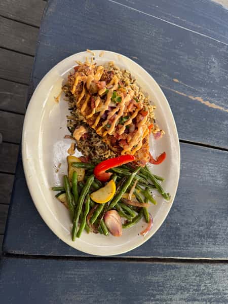 Bahamian Fish Dinner
