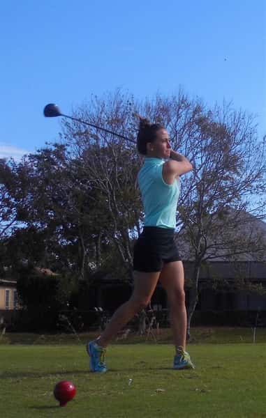 golfing
