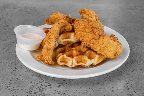 (6) Waffle-Battered Chicken Tenders