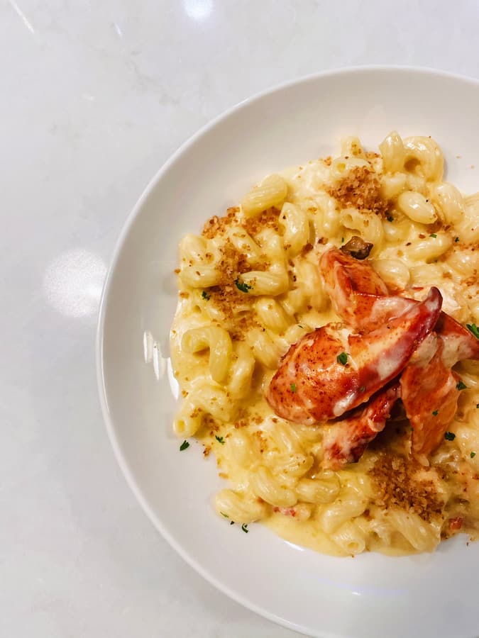 Lobster macaroni and cheese