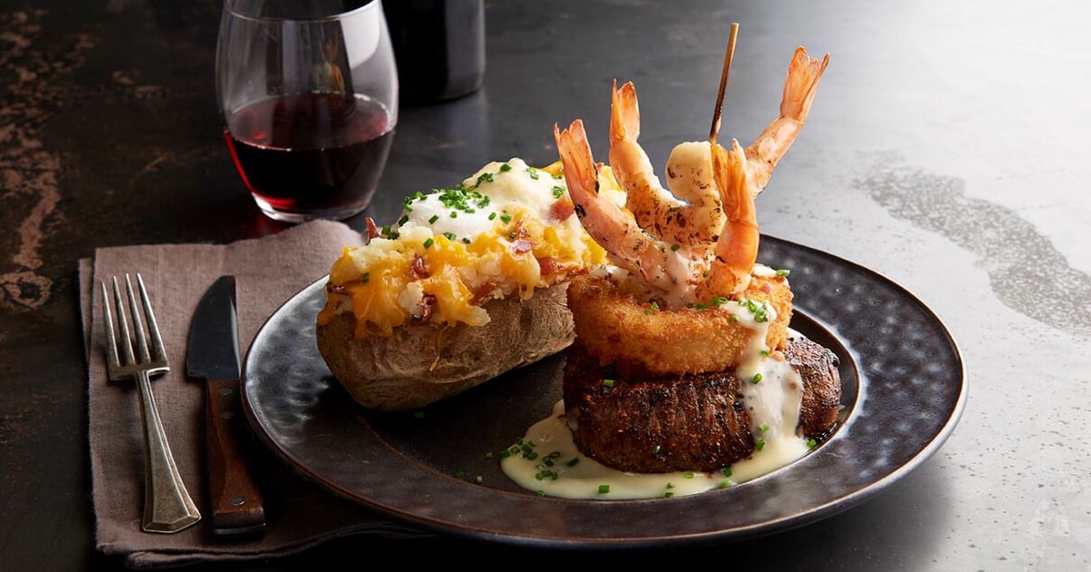 Claim Jumper menu with various food items