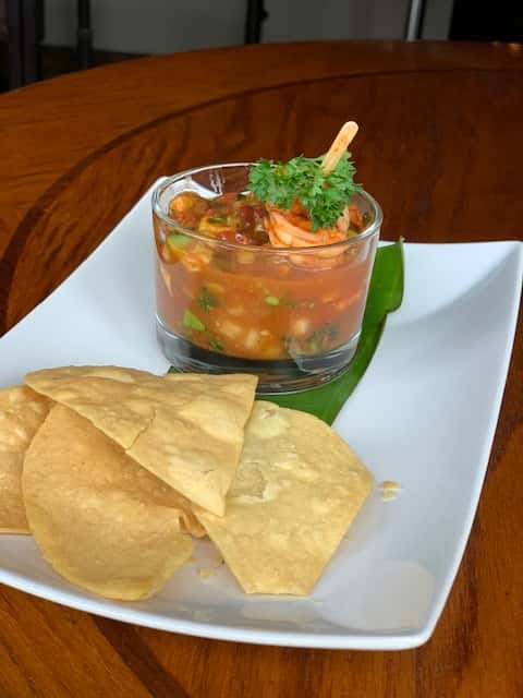 Smoked Shrimp Ceviche Special