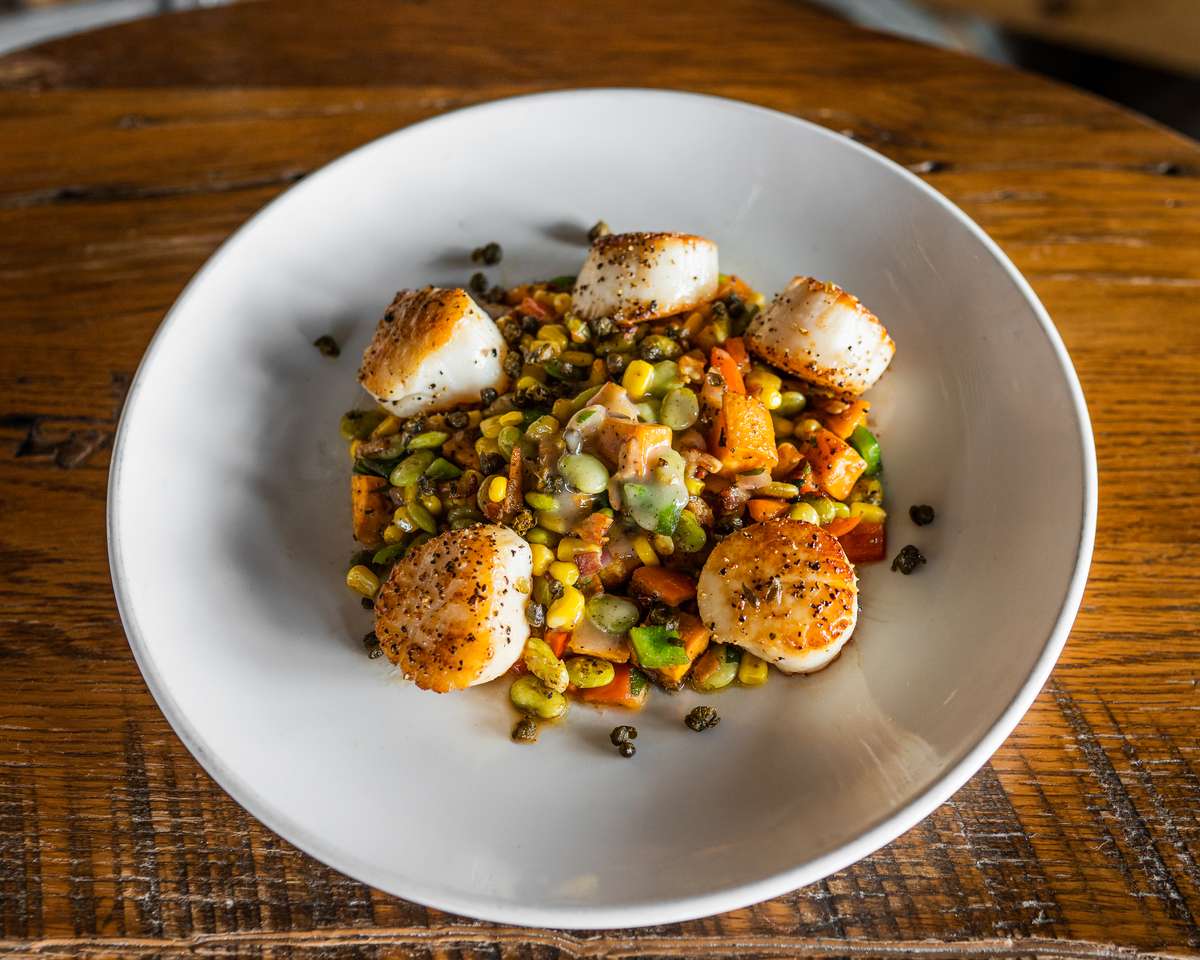 Wood Fired Scallops
