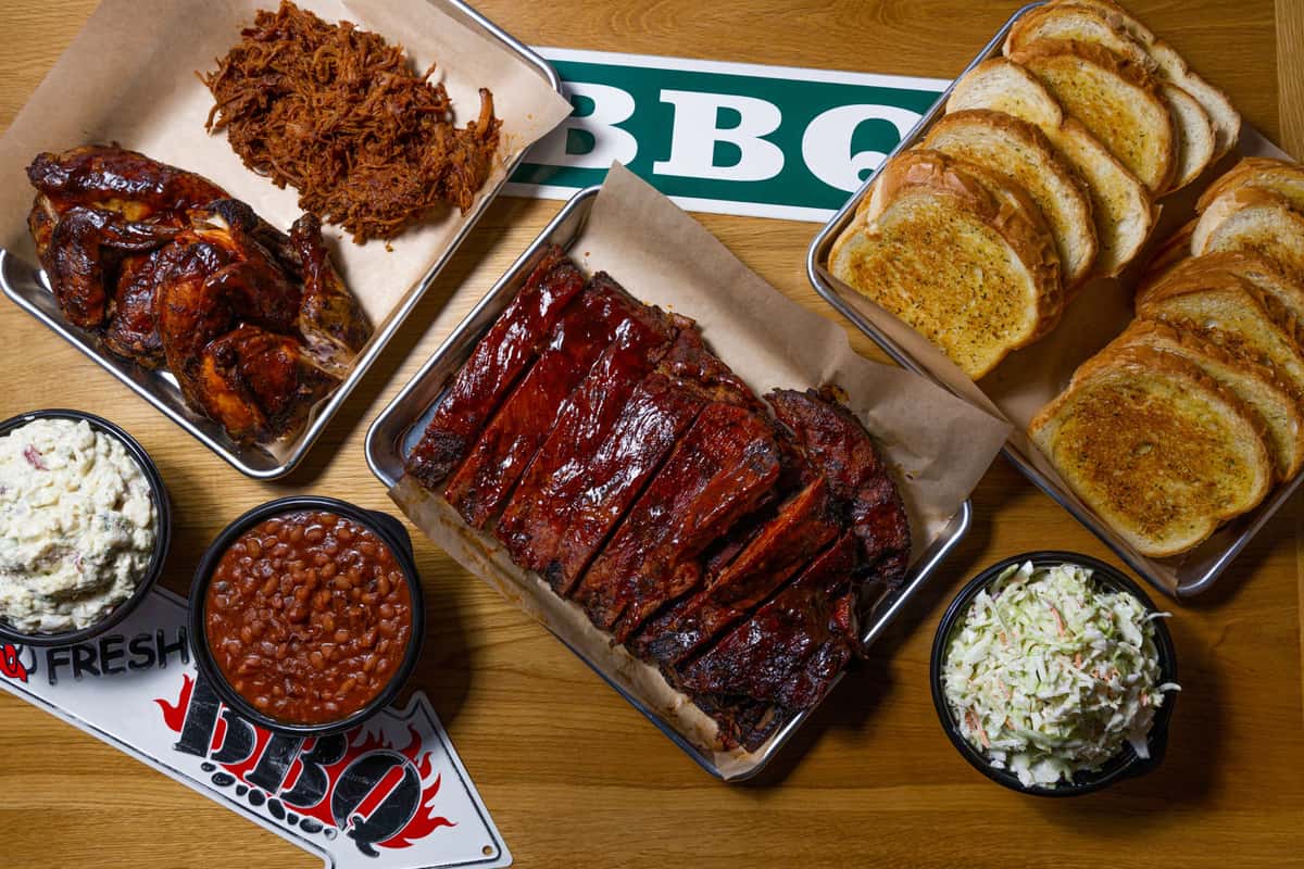 Blake s BBQ Feast Complete Meals for Take Out Blake s Place Barbecue Restaurant in Anaheim CA