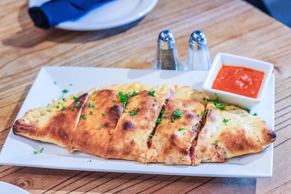 Meat Lovers Calzone Afternoon Menu 1515 Californian Restaurant in