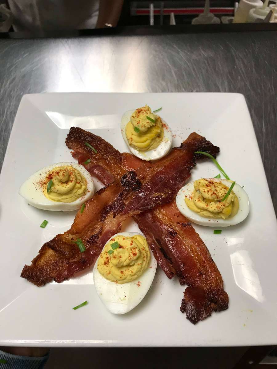 Deviled Eggs Afternoon Menu 1515 Californian Restaurant in Walnut