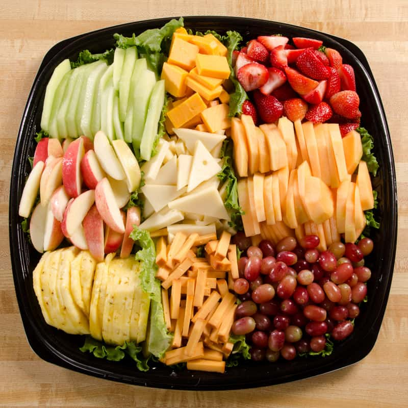 Fruit and deals cheese tray arrangements