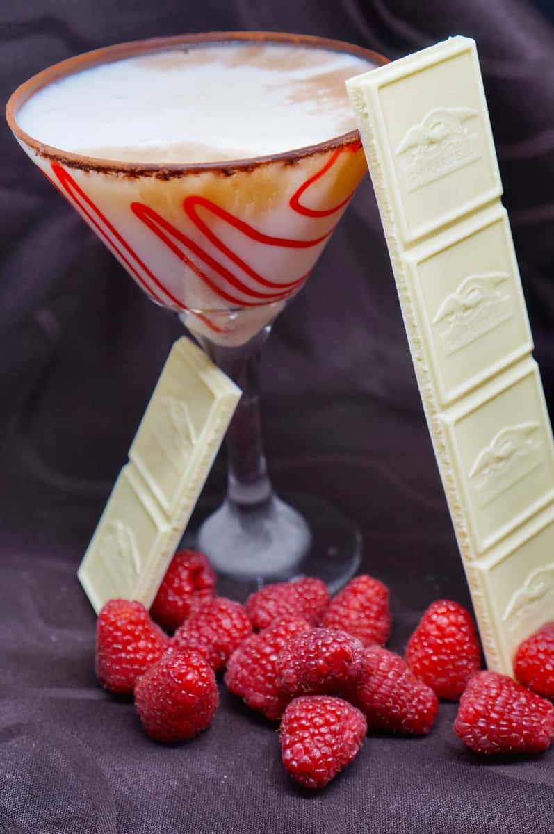 White Chocolate Raspberry Martini