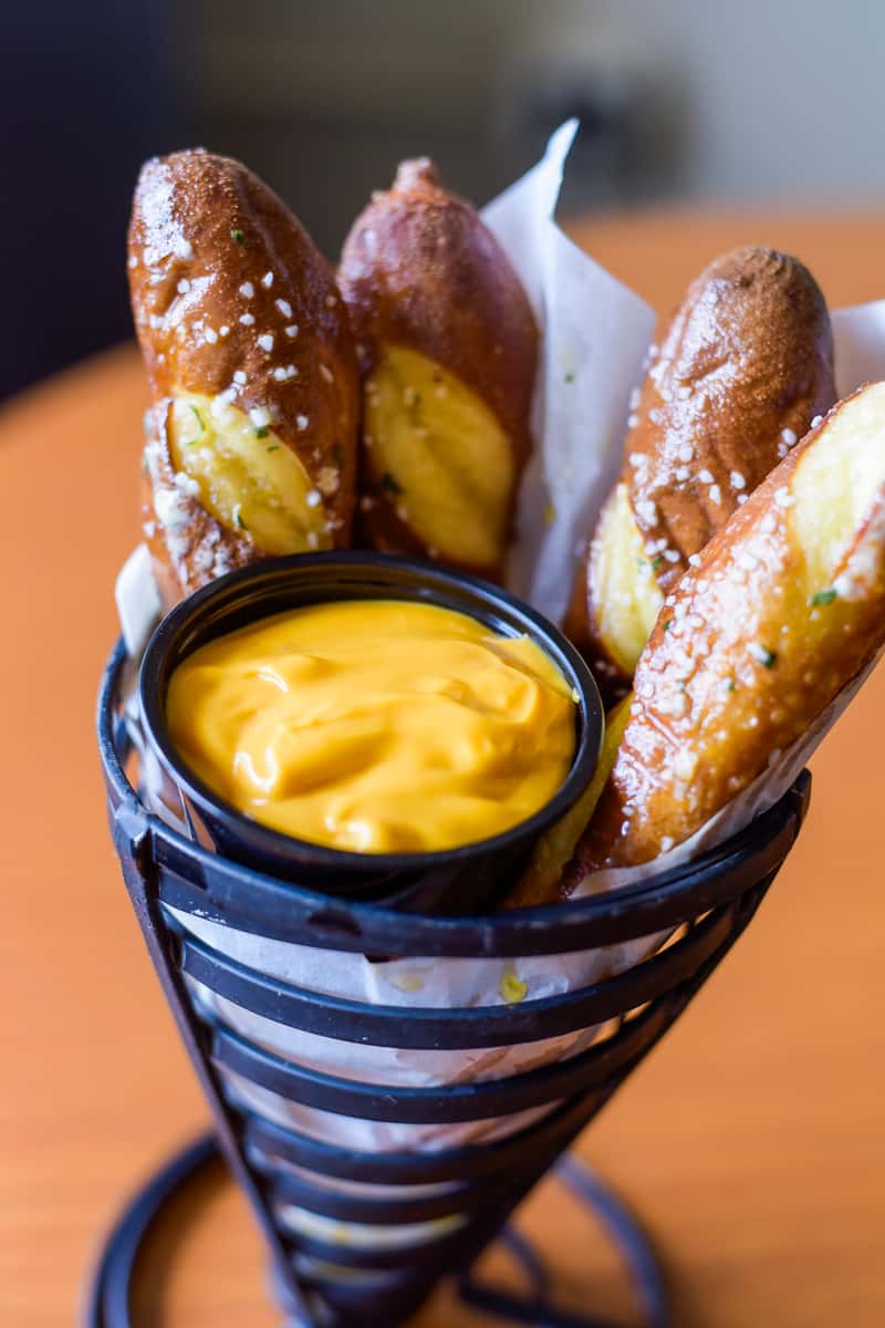 PRETZEL BREAD STICKS the PIAZZA DINE IN FOOD MENU the PIAZZA