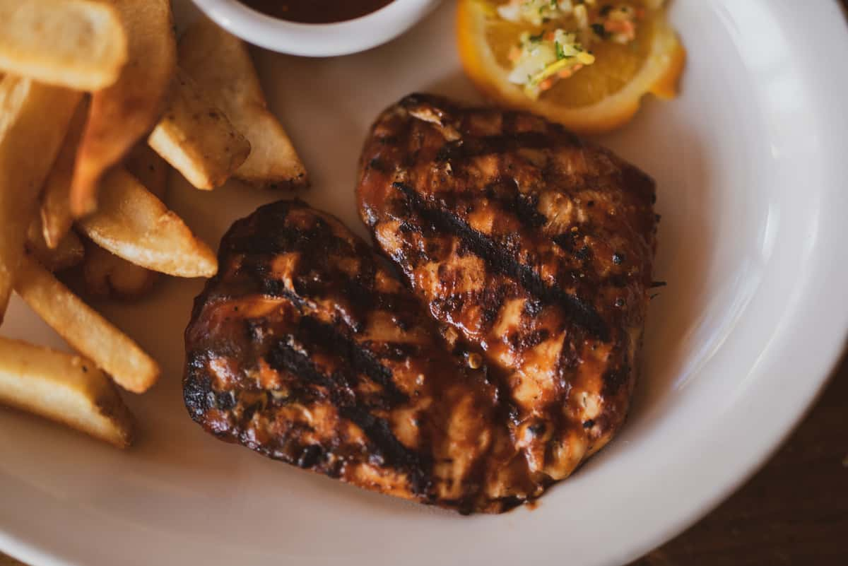 Grilled chicken on on sale the barbie outback