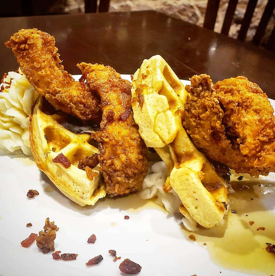 "Old Fashioned" Chicken & Waffles