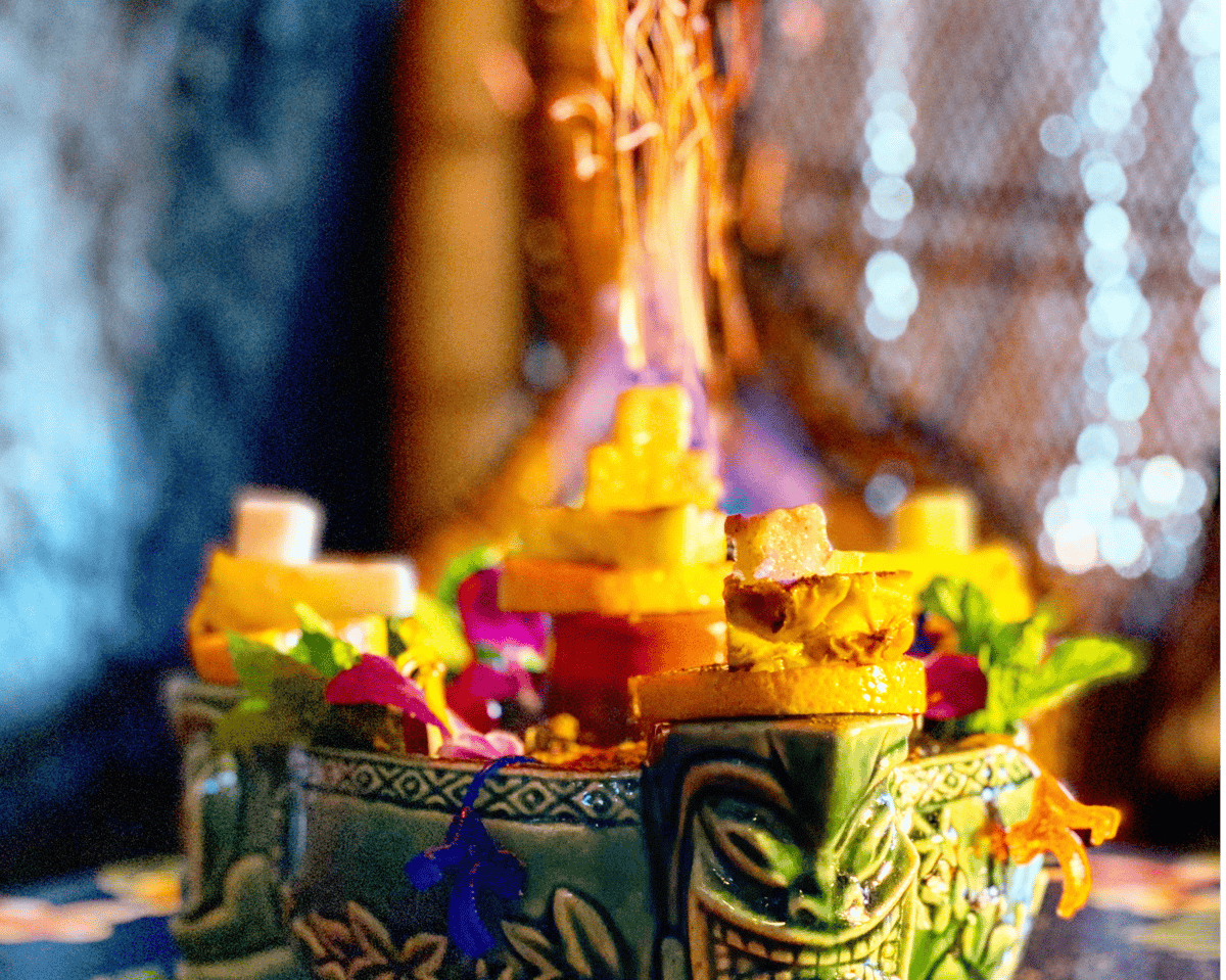 The Famous Flaming Scorpion Bowl
