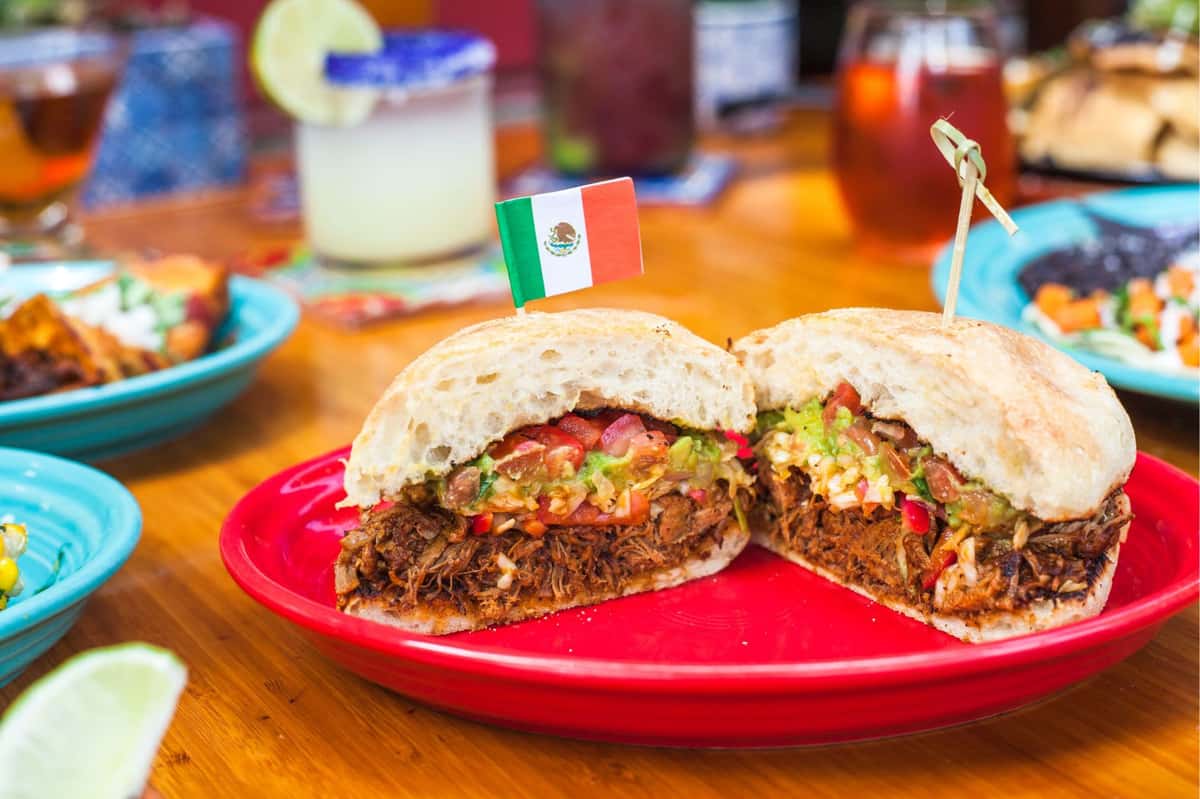 Carnitas Torta  Dinner (Cena)  Mission Cantina  Mexican Restaurant