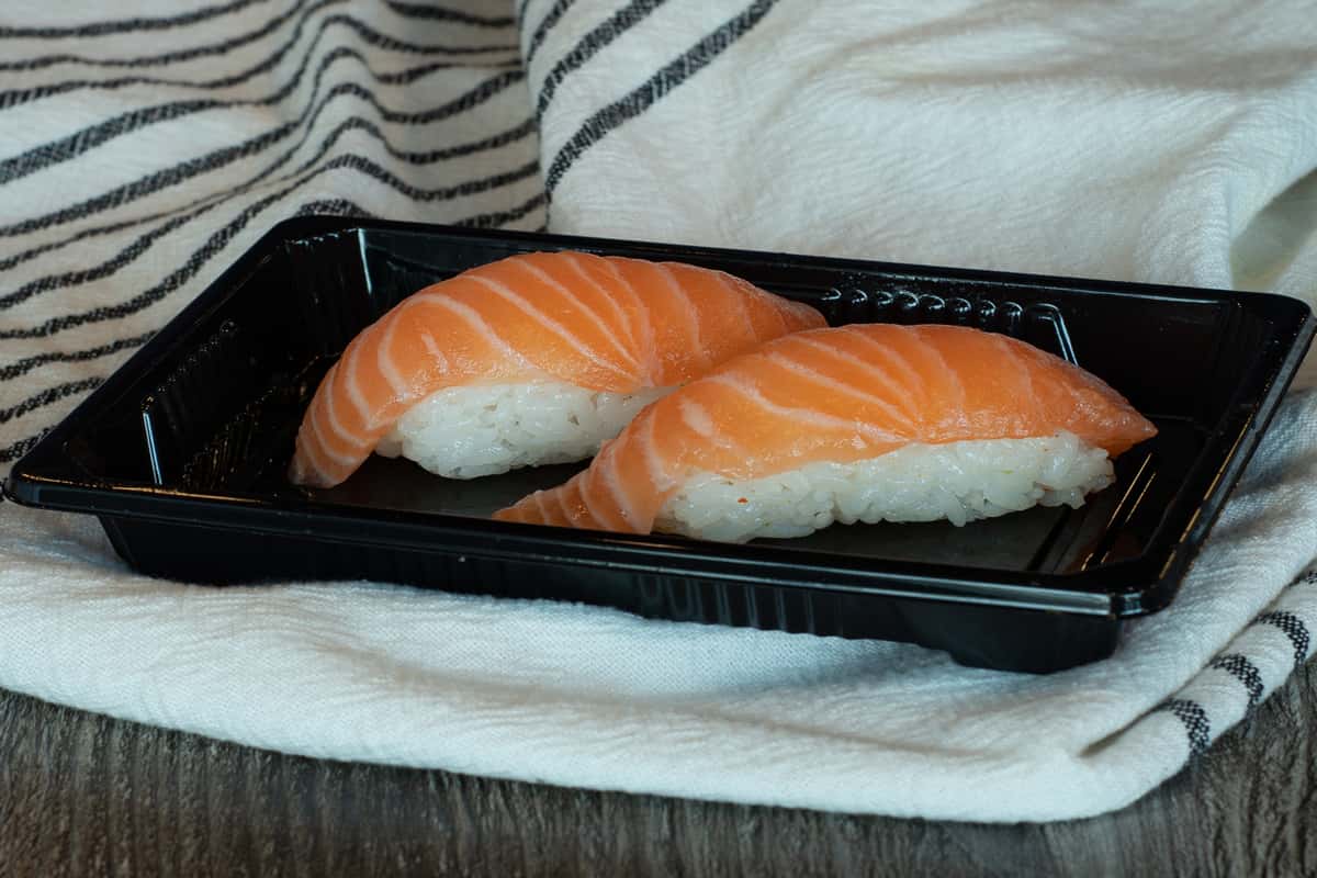salmon sushi