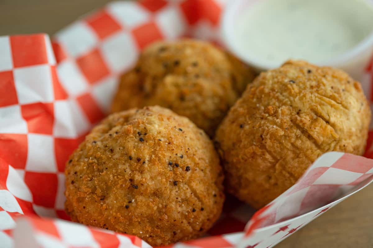 Boudin Balls Combo Medium Menu 7Spice Cajun Seafood Restaurant in TX