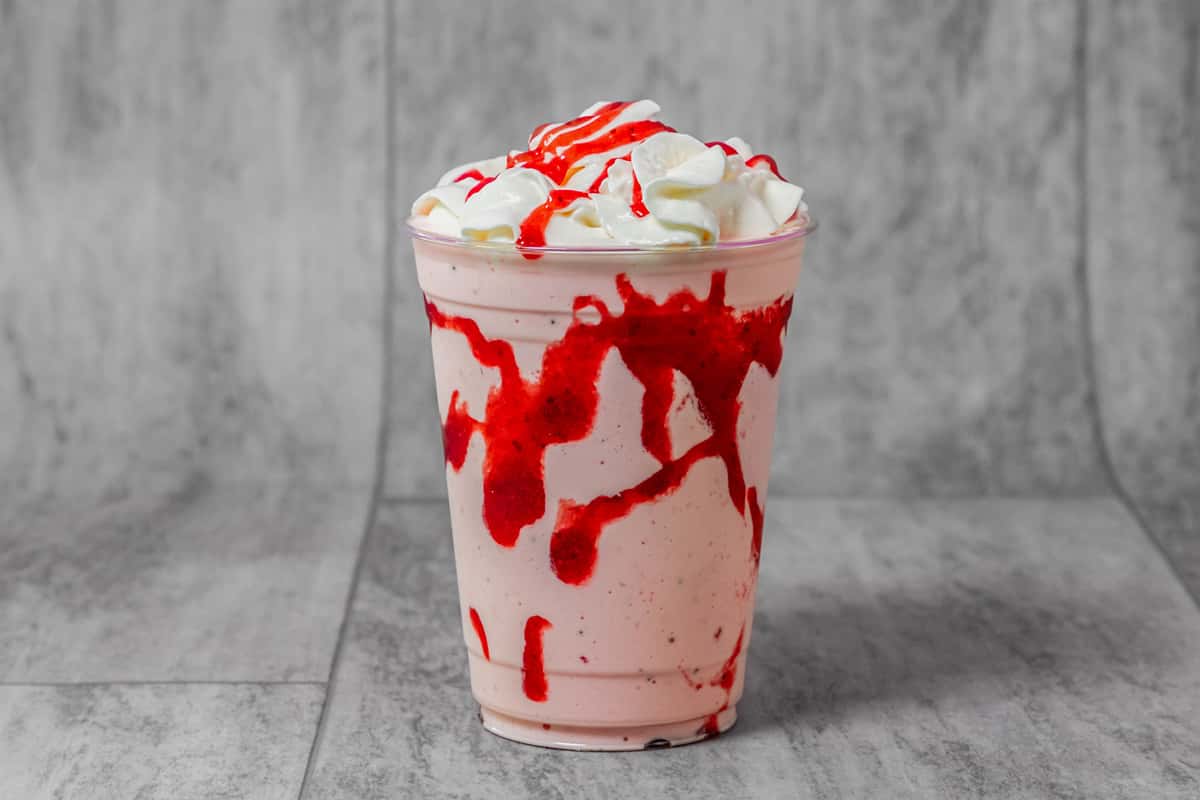 Strawberry Milkshake - Crazy Delights & La Michoacana -Ice Cream