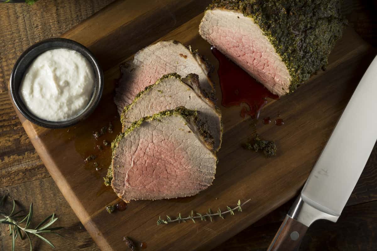 Herb Roasted Angus Beef & BBQ Chicken
