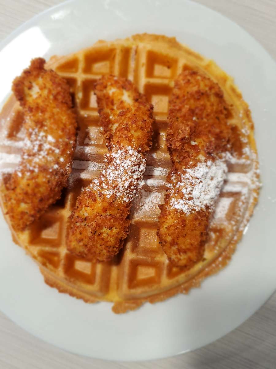 chicken and waffles