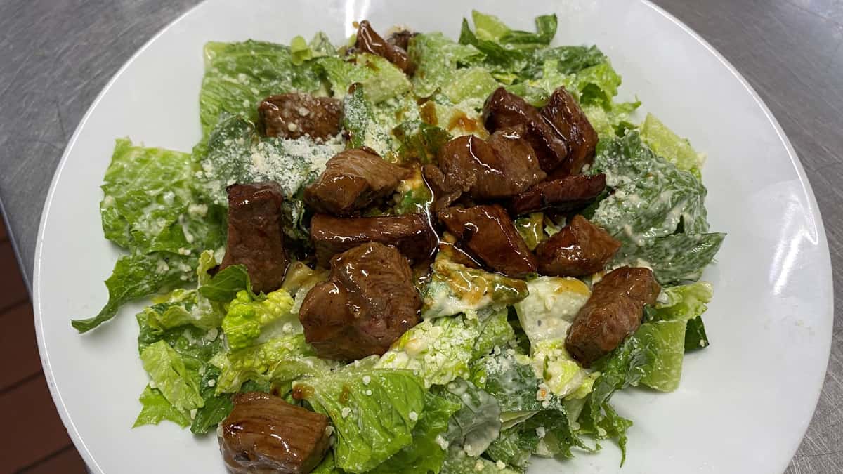 Teriyaki Sirloin Caesar Salad