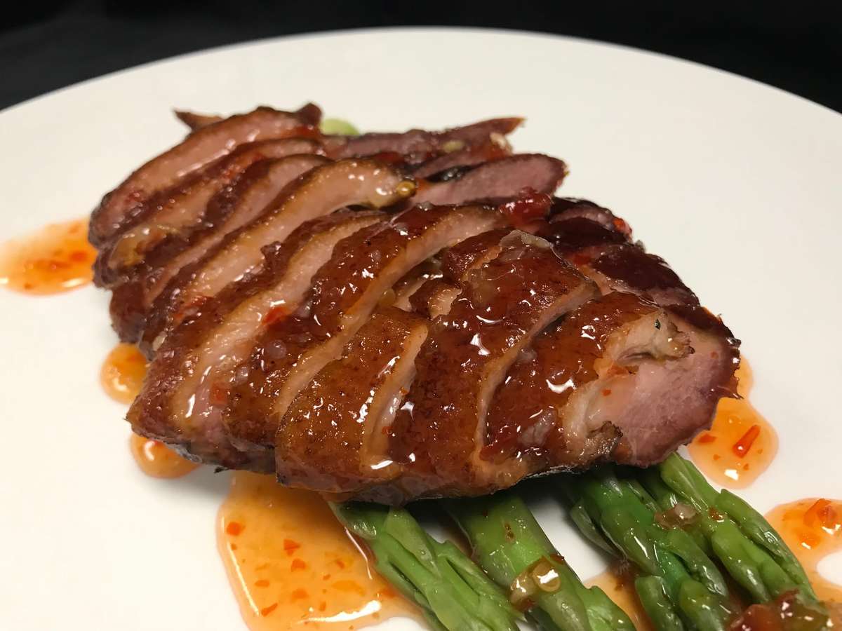 Thai Sweet Chili Smoked Duck