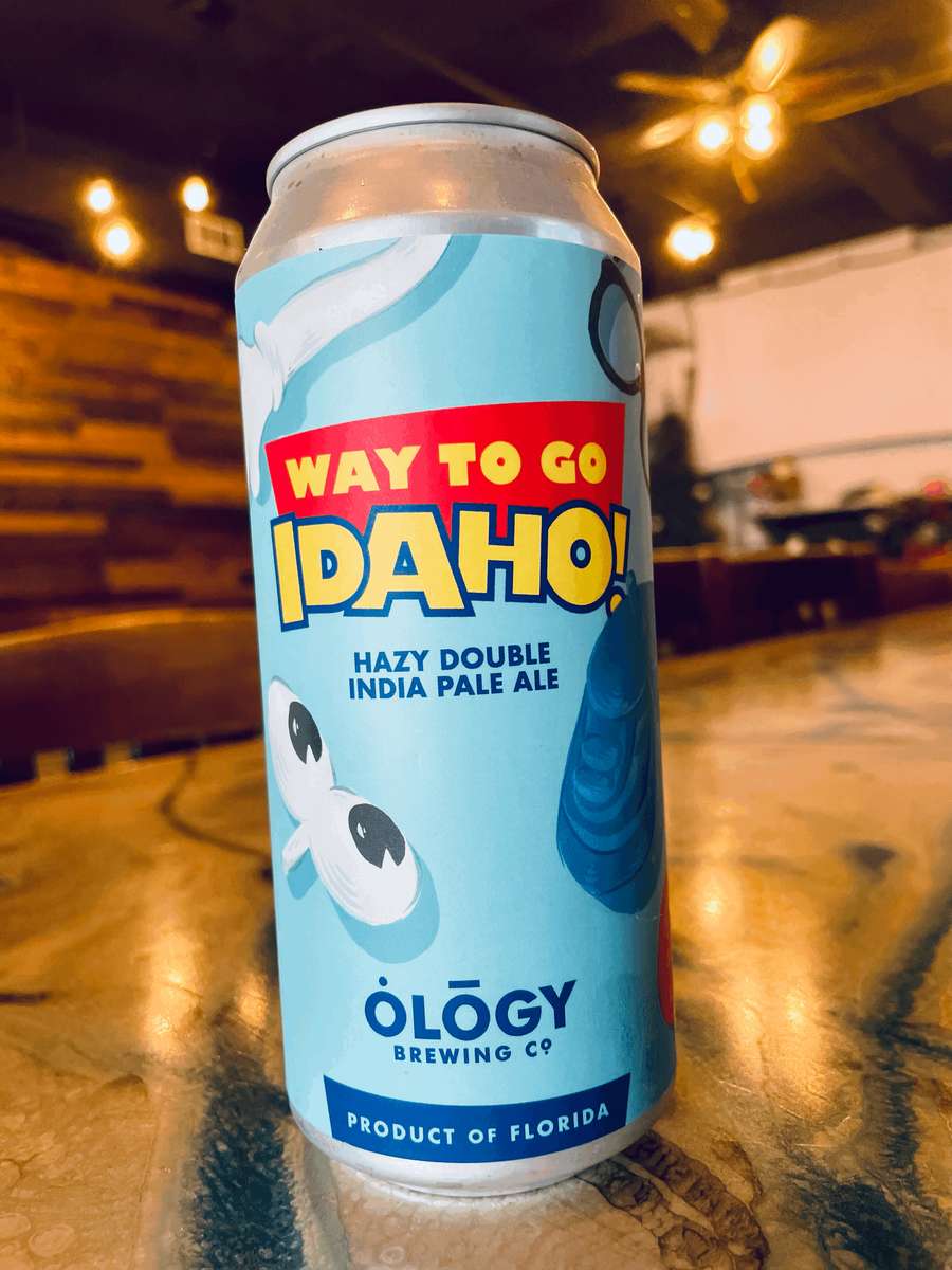 Ology Way to go IDAHO! Hazy Double IPA (ABV 8%)