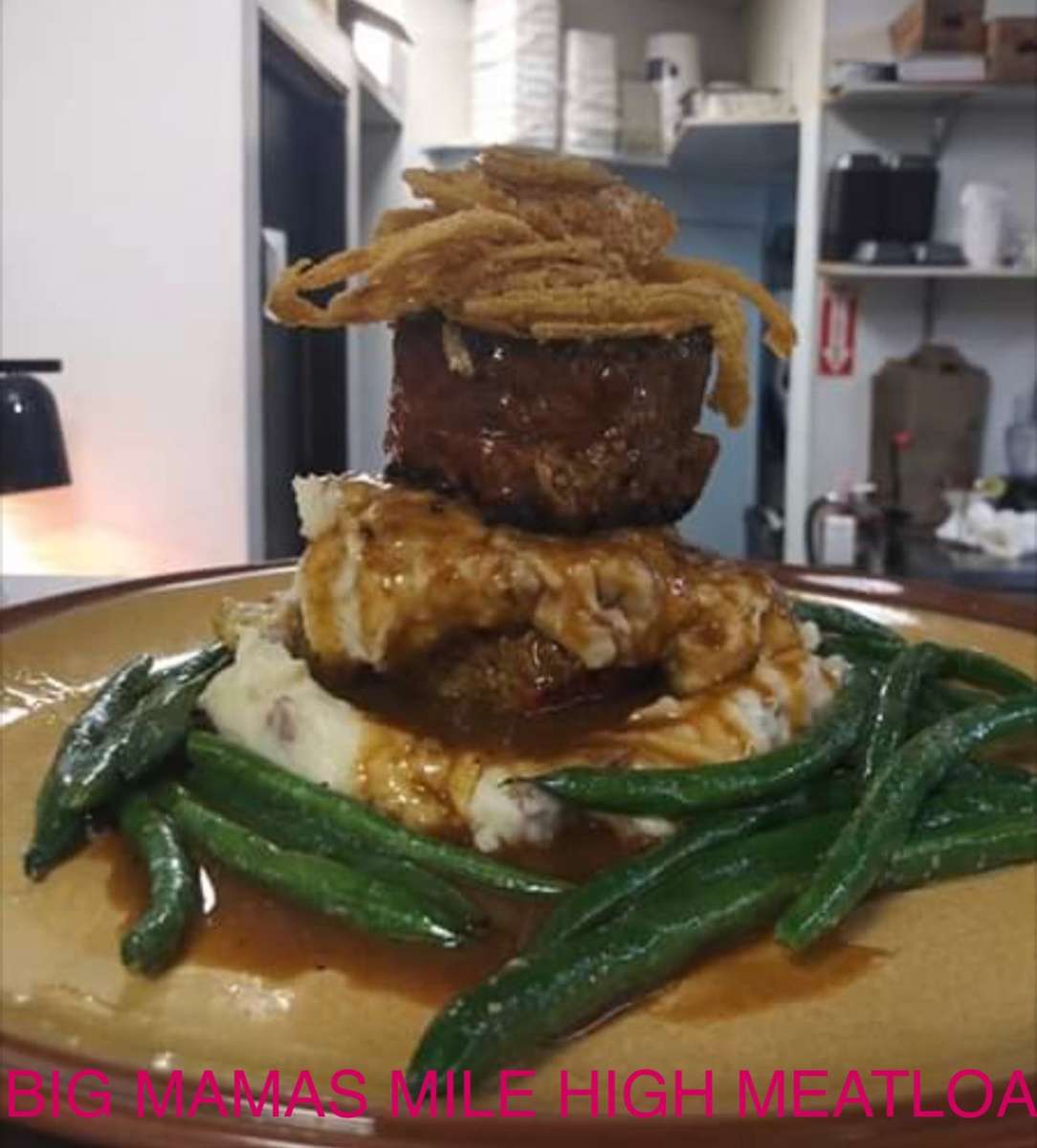 Big Mama's "Mile High" Meatloaf