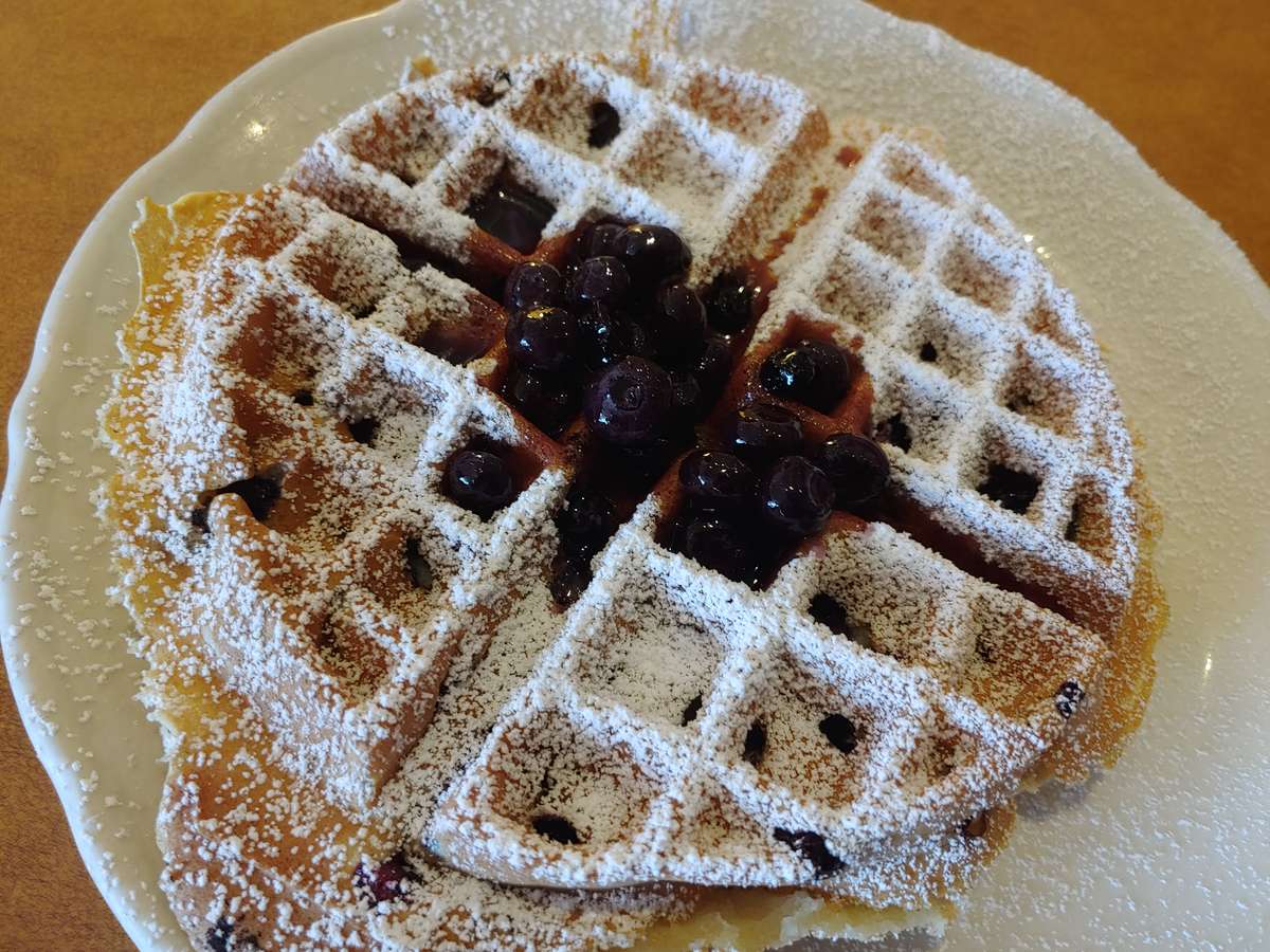 Blueberry Waffle (660 cal)