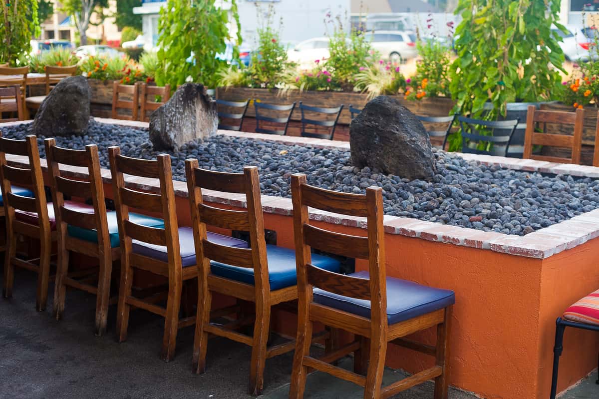 exterior patio dining