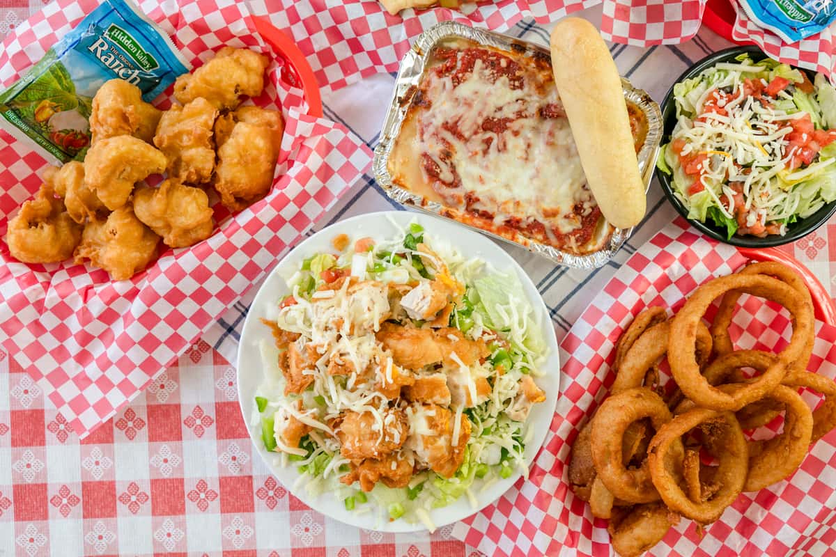various dishes