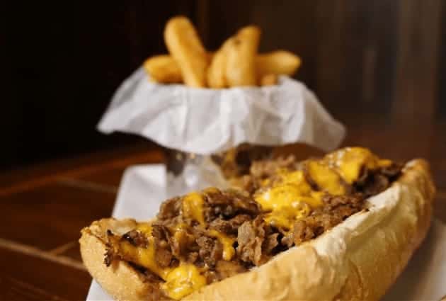 Drunken Cheesesteak with Steak Fries