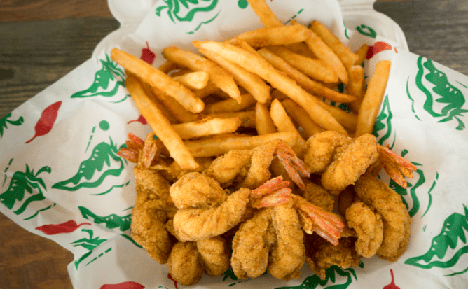 15 Fried Shrimps