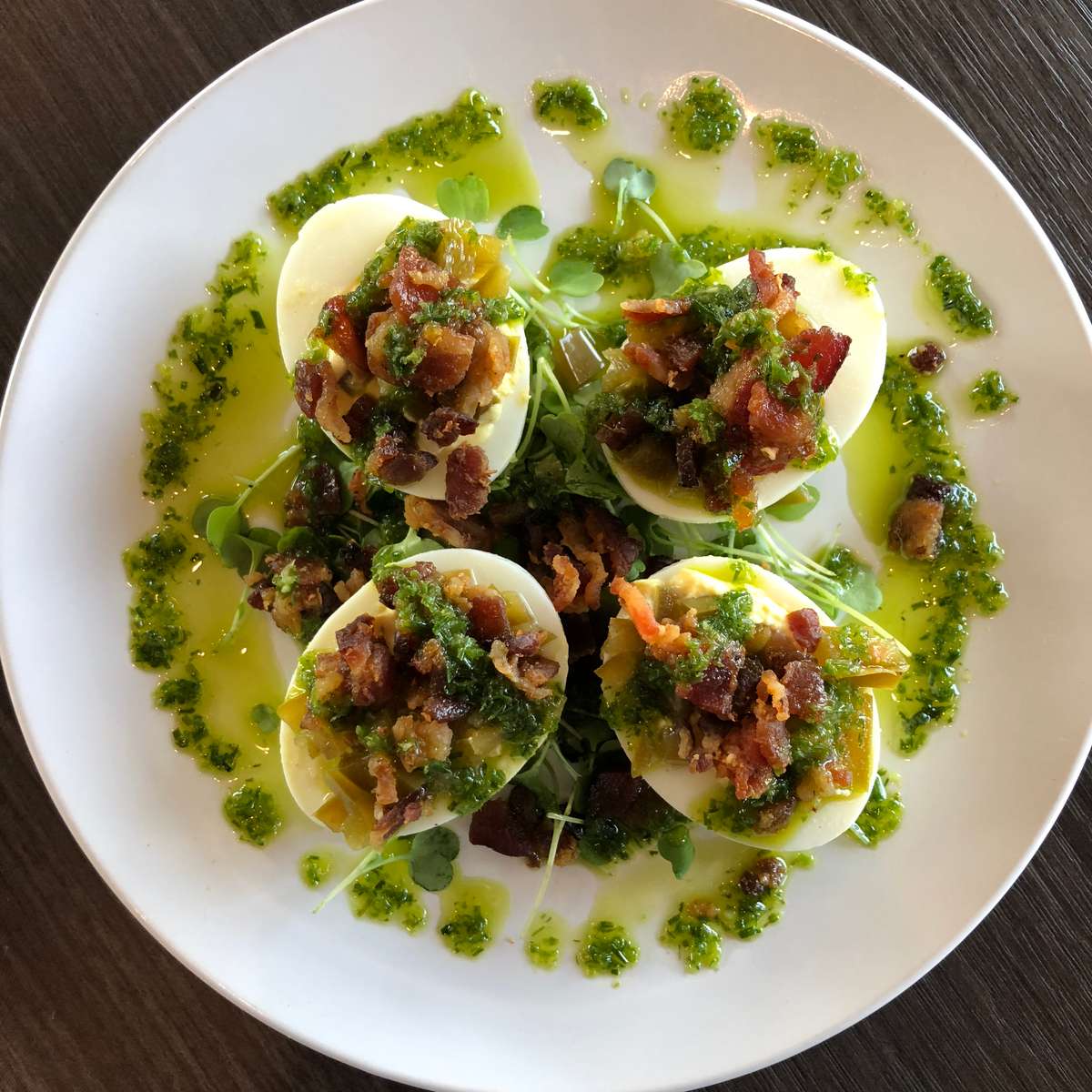 Deviled Eggs Menu Heirloom Craft Kitchen American Restaurant in