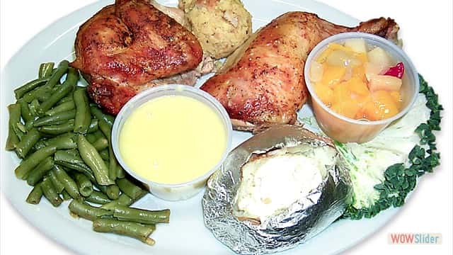 Baked Half Chicken