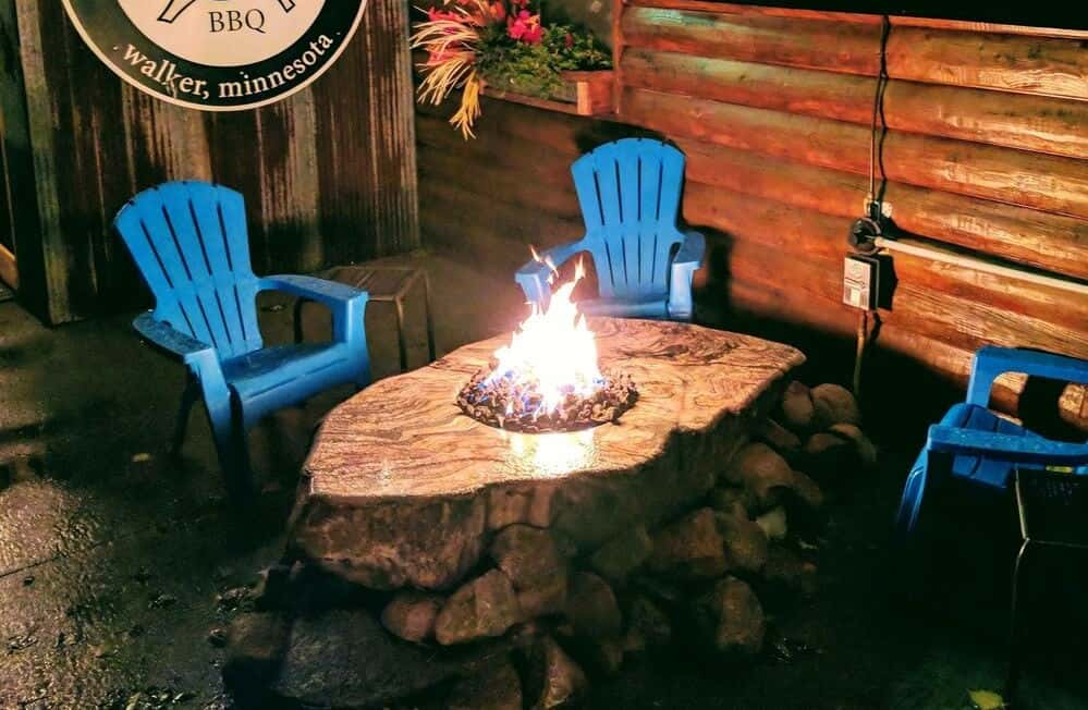 firepit at Walker location