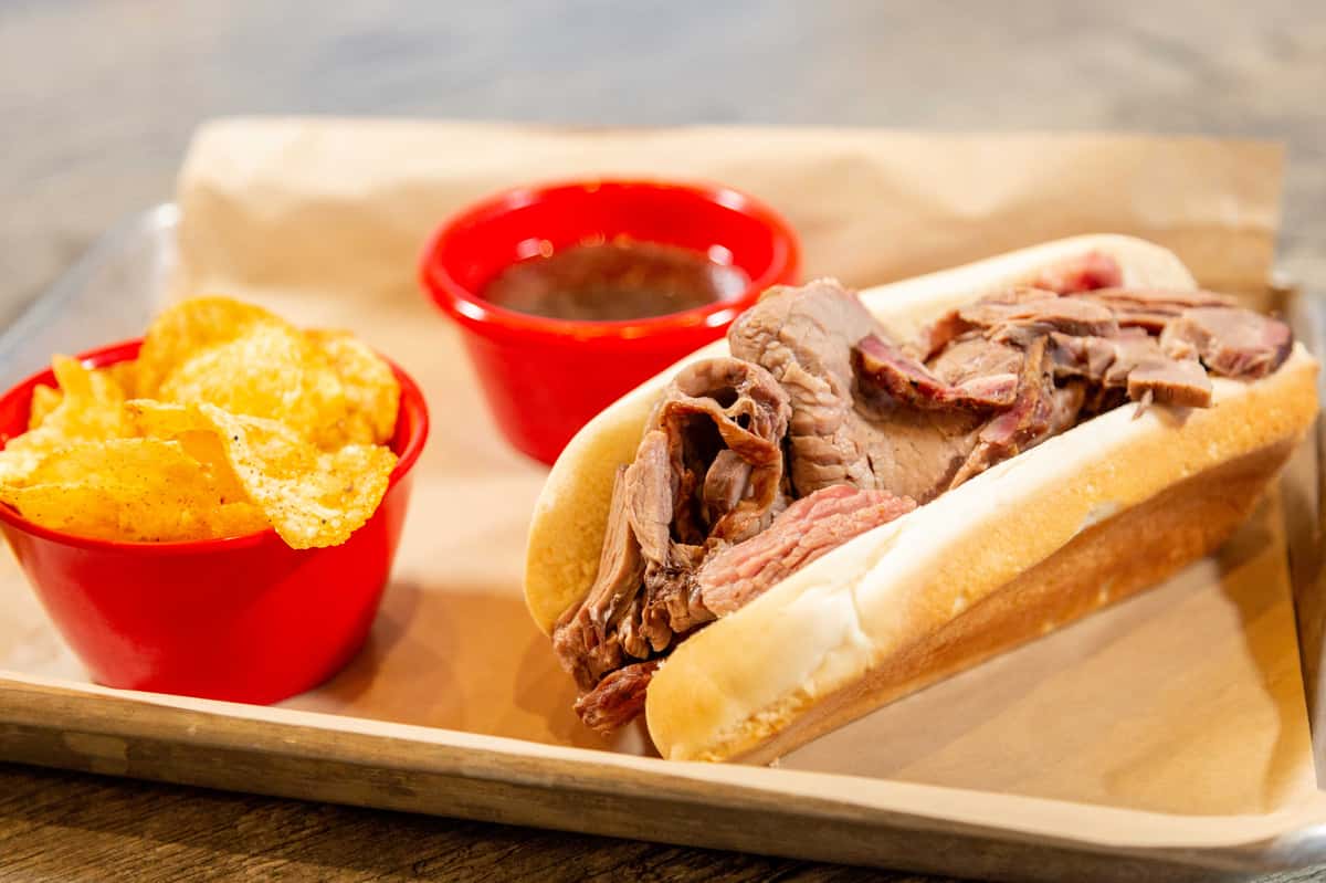 Prime rib dip