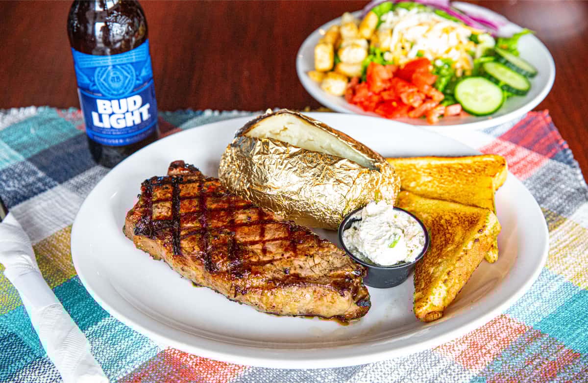 16 oz Weekend New York Steak Special Lunch / Dinner Menu The Loose